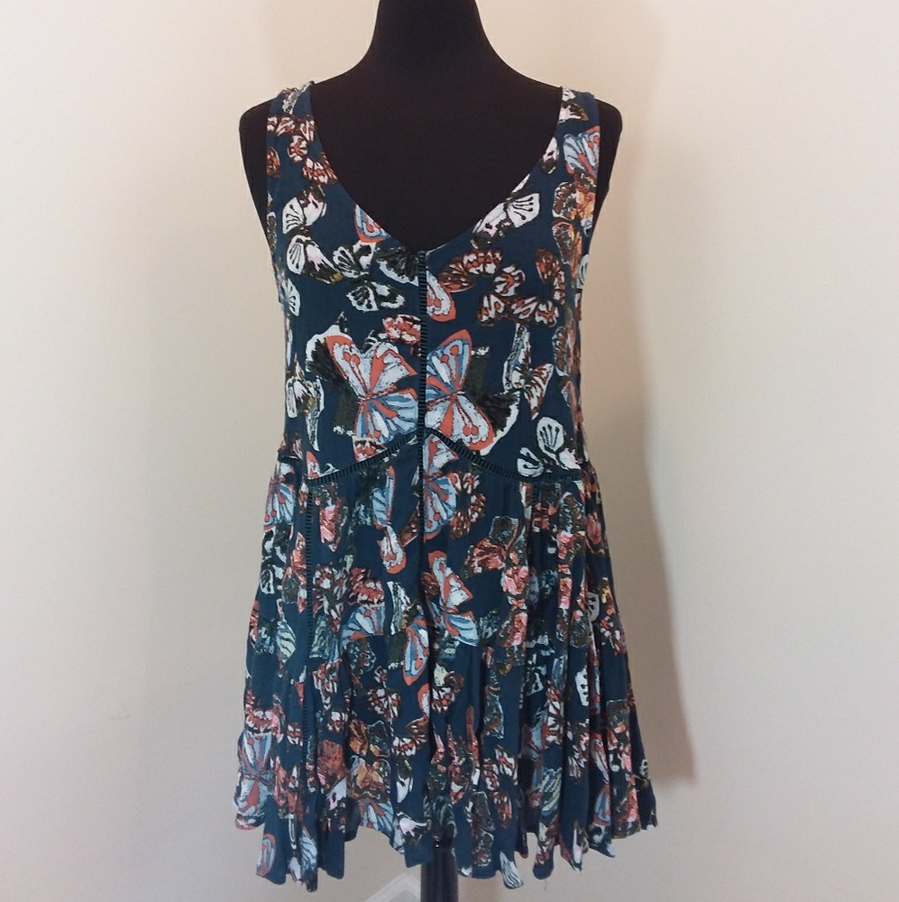 I Joah Butterfly Boho Long Tunic Dress Festival